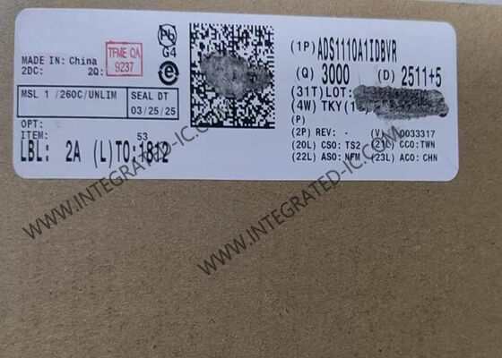 ADS1110A1IDBVR 16-Bit Analog-to-Digital Converter dengan I2C Interface dan 2.7V hingga 5.5V Supply Voltage