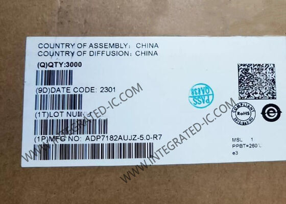 ADP7182AUJZ-5.0 Low Noise LDO Linear Regulator dengan PSRR tinggi dan rentang tegangan masukan yang luas TSOT-23-5