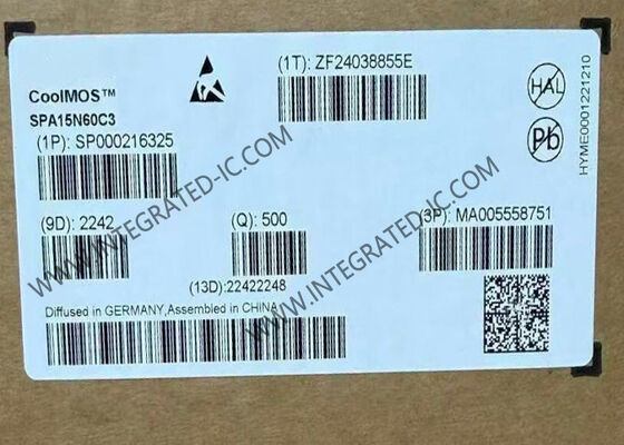 SPA15N60C3 CoolMOS TM Power Transistor dengan 650V Drain-Source Voltage, 15A Continuous Drain Current, dan 280mOhm On-Resistance dalam Paket TO-220FP-3