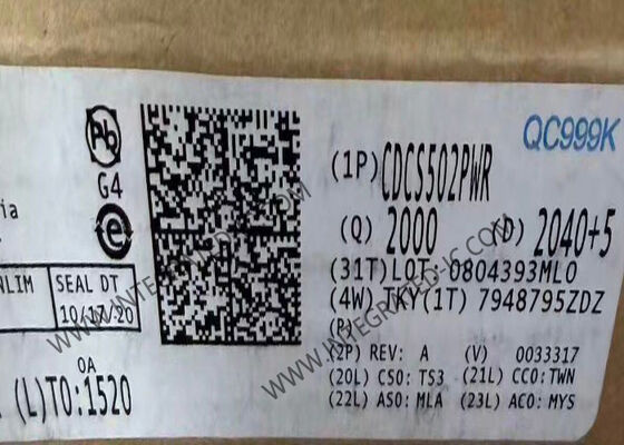 Generator Jam CDCS502PWR 108MHz dengan Catu Daya 3.3V dalam Paket TSSOP-8