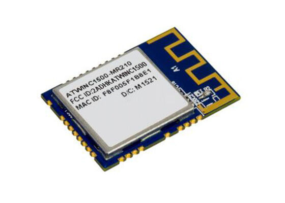 ATWINC1500-MR210UB1977 Modul Komunikasi Wireless 72Mbps Konsumsi Daya Rendah 802.11 b/g/n Modul IoT