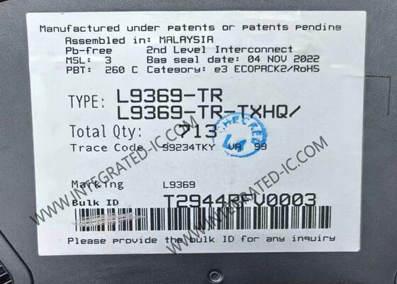 L9369-TR Integrated Circuit Chip Automotive IC untuk Pengerem Parkir Listrik dengan Kepatuhan ISO26262 dalam Paket LQFP-64