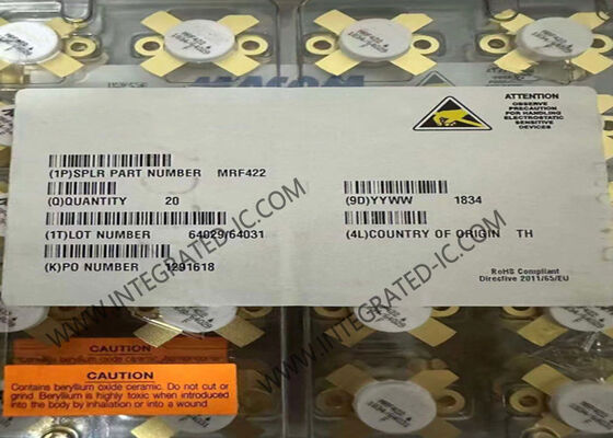 MRF422 150W 35V Bipolar RF Power Transistor NPN Silicon untuk 30 MHz Linear Amplifier