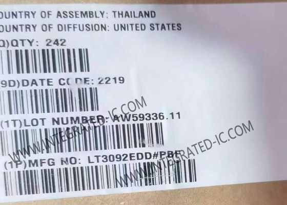 LT3092EDD Integrated Circuit Chip 200mA 2-Terminal Programmable Current Source dengan rentang input 1,2V hingga 40V