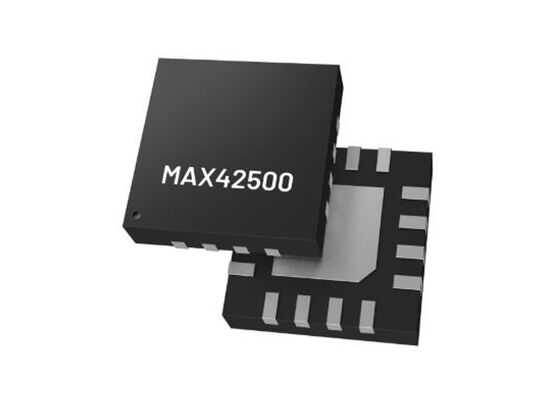 MAX42500ATEAA Integrated Circuit Chip Power System Monitor dengan tegangan pasokan operasi 2,35V sampai 5,50V 150μA arus operasi dan suhu operasi -40°C sampai +125°C
