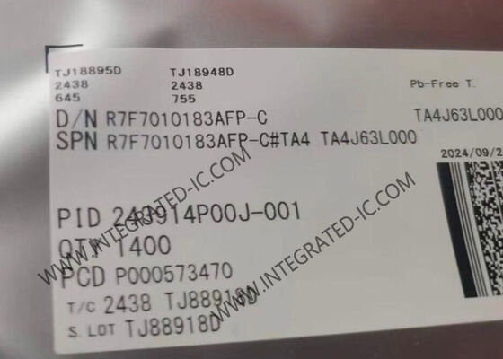 R7F7010183AFP 32-Bit Mikrokontroler Tujuan Umum MCU dengan Kamera AHL RH850/F1L MCU