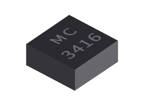 MC3416-P 3-Axis Accelerometer Sensor IC dengan ±16g Range 128-1024Hz Bandwidth dalam Paket LGA-12