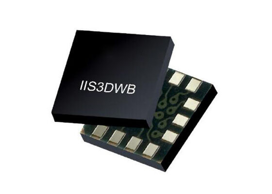 IIS3DWB Sensor IC 3-Axis Digital Vibration Sensor dengan Ultrawide Bandwidth Low-Noise dan Extended Temperature Range