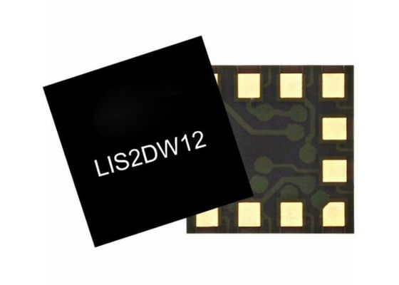 LIS2DW12 Sensor IC Akselerometer Linear 3-Sumbu dengan Konsumsi Daya Sangat Rendah, Ketahanan Guncangan Tinggi, dan Berbagai Mode Operasi