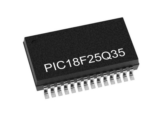 PIC18F25Q35-E/SS Mikrokontroler MCU 8-Bit 64MHz 1.8V hingga 5.5V MCU Untuk Logika Antarmuka Khusus