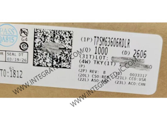 Modul Daya DC/DC Buck Sinkron Terintegrasi TPSM63606RDLR Berdensitas Tinggi 6A