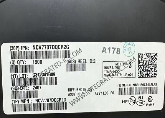 NCV7707DQCR2G 6.5mA Chip sirkuit terintegrasi IC Pengemudi Mobil Pintu-Modul