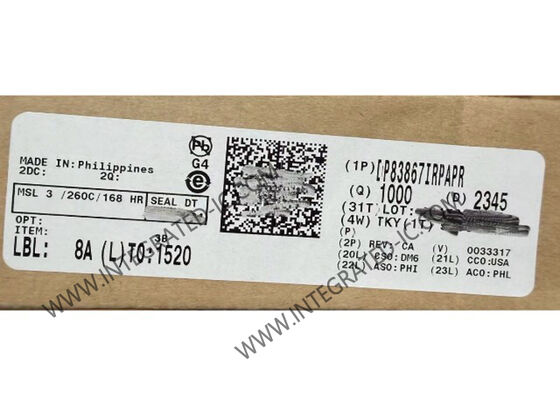 DP83867IRPAPR IC Ethernet 157mA Imunitas Tinggi Gigabit Ethernet PHY Transceiver