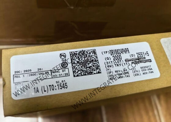 IC Chip DRV8824PWPR Terintegrasi 45V 1.6A Driver Motor Stepper Dengan Microstepping 1/32
