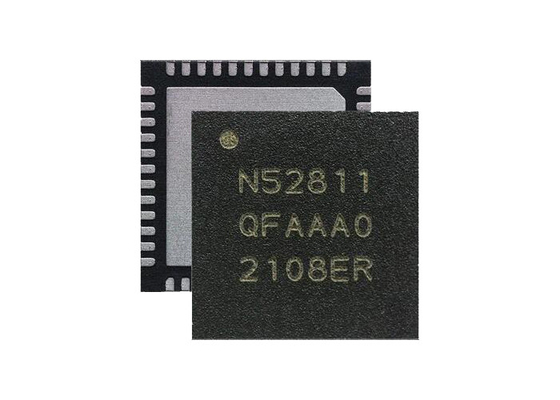 NRF52811-QFAA-R BT IC 2.4GHz Low Energy BT 5.4 SoC QFN48 BT 5.4 Sistem pada Chip