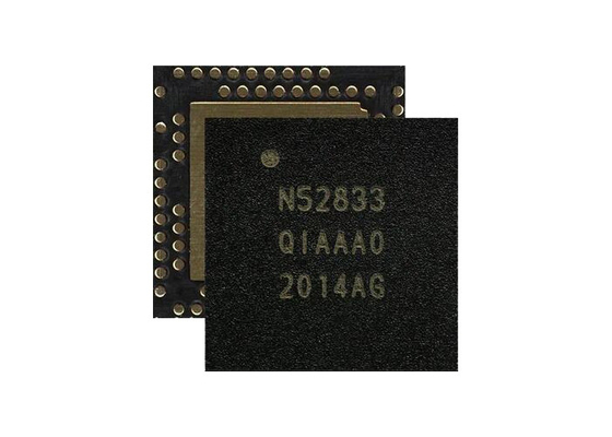 BT IC 8dbm NRF52833-QIAA-R BT 5.3 SoC NRF52833 QFN73 BT Direction Finding Radio yang Mampu