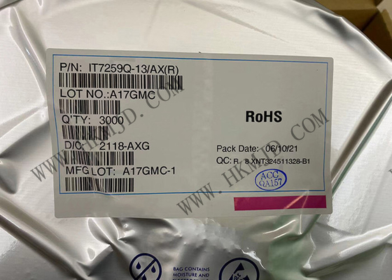 Chip Sirkuit Terpadu IT7259Q-13/AX IT7259Q-13 Pengontrol Deteksi Sensor Kapasitif