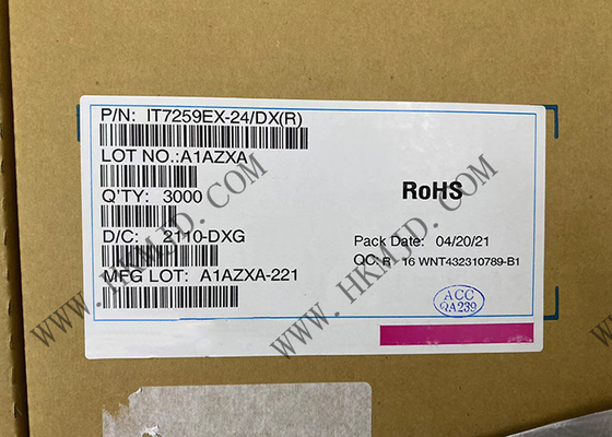 IT7259EX-24/DX 24 Channel Pengontrol Deteksi Sensor Kapasitif IT7259EX-24 QFN