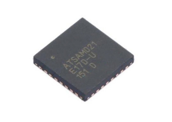 Chip IC Mikrokontroler ATSAMD21E17D-MFT IC QFN32 Daya Rendah