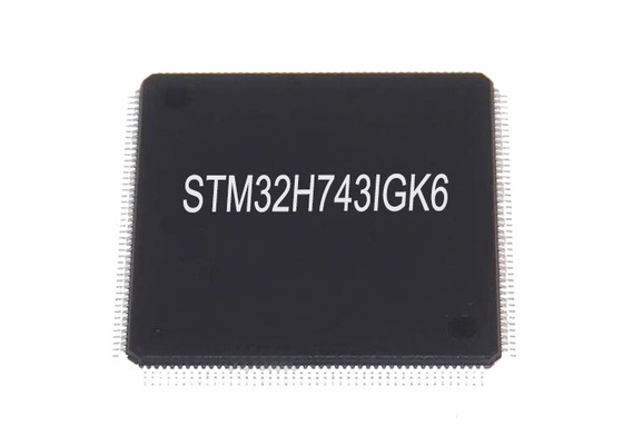 LQFP176 Mikrokontroler Inti Tunggal IC 480MHz STM32H743IGK6 Kinerja Tinggi
