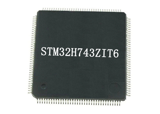 Chip Sirkuit Terpadu STM32H743ZIT6 2-Bit Single-Core 480MHz 2MB Mikrokontroler IC 144-LQFP