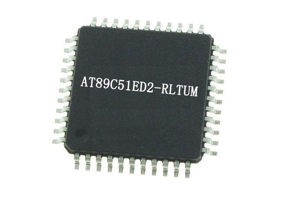 Chip Sirkuit Terpadu AT89C51ED2-RLTUM 8-Bit 60MHz 64kB Flash MCU Mikrokontroler IC