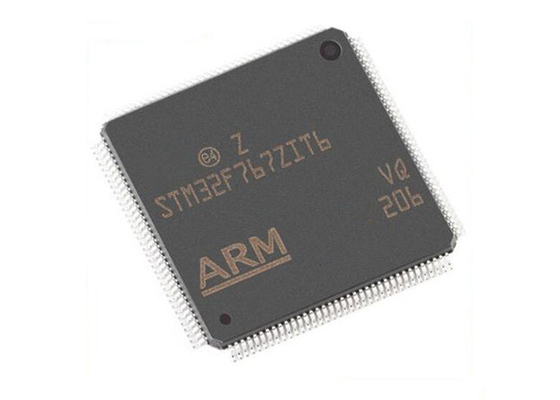 Chip IC STM32F767ZIT6 32BIT 2MB FLASH 144LQFP Chip Mikrokontroler Inti Tunggal
