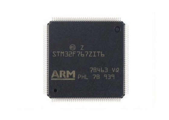 Chip IC STM32F767ZIT6 32BIT 2MB FLASH 144LQFP Chip Mikrokontroler Inti Tunggal