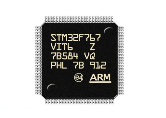 Kinerja Tinggi STM32F767VIT6 2Mbytes Mikrokontroler IC LQFP100 Single Core