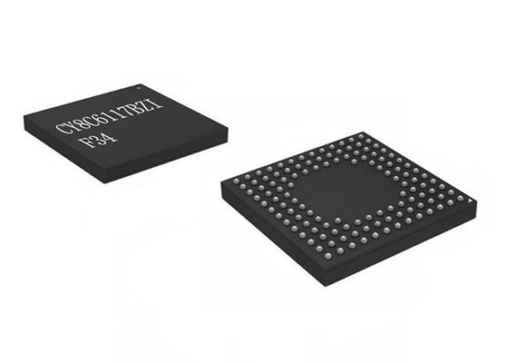 Chip Sirkuit Terpadu CY8C6117BZI-F34 ARM Cortex M4 Mikrokontroler IC 50MHz