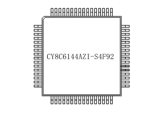 64-TQFP Chip Sirkuit Terpadu CY8C6144AZI-S4F92 256KB ARM Cortex -M4F Mikrokontroler