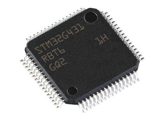 MCU ARM Cortex-M4F STM32G431RBT6 dengan Kecepatan 170MHz Memori Flash 128KB dan Single-Core 32-Bit dalam Paket LQFP64