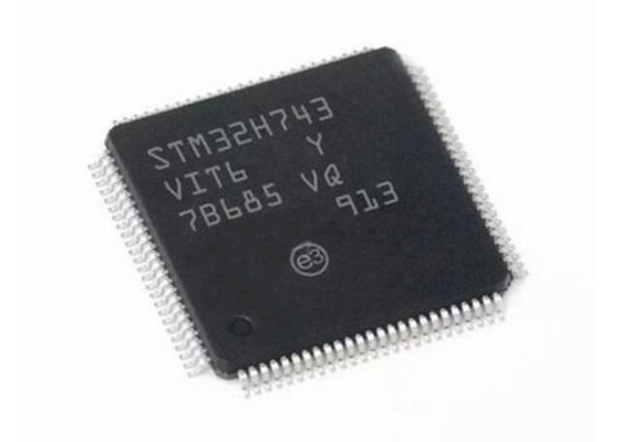 480MHz ARM Cortex M7 STM32H743VIT6 Chip Mikrokontroler Inti Tunggal LQFP100