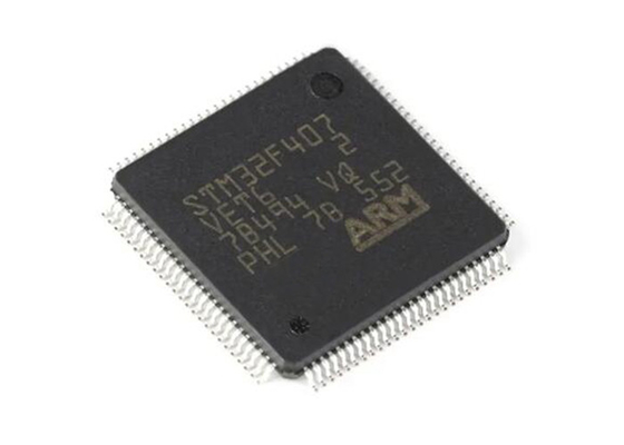 512Kbytes Chip Sirkuit Terpadu STM32F407VET6 168MHz Arm Cortex M4 Core 100LQFP