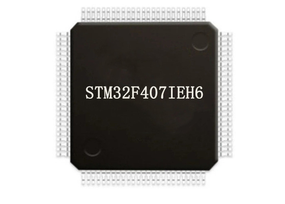 Chip Sirkuit Terpadu 168MHz STM32F407IEH6 Mikrokontroler IC 201-UFBGA