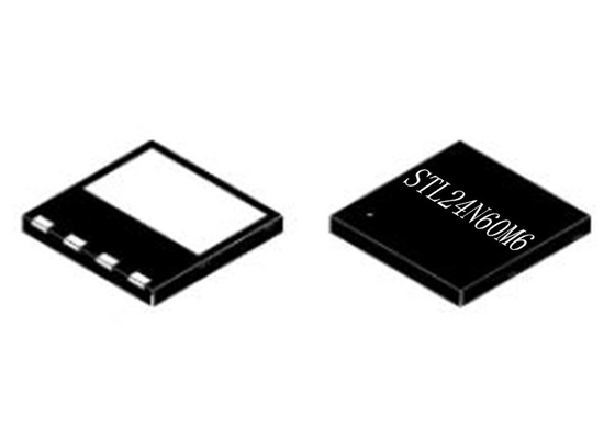 Chip Sirkuit Terpadu STL24N60M6 Power MOSFET Transistor 600V 8PowerVDFN