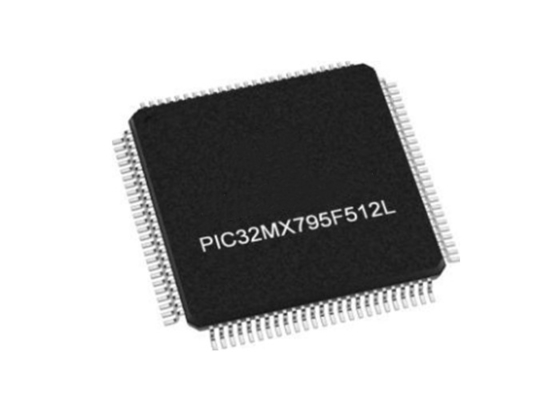 512KB Flash PIC32MX795F512L-80I/PT 32-Bit Mikrokontroler Inti Tunggal - MCU 100-TQFP