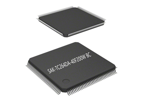 Chip Sirkuit Terpadu SAK-TC264DA-40F200W BC Mikrokontroler Dual TriCore Dengan 200MHz