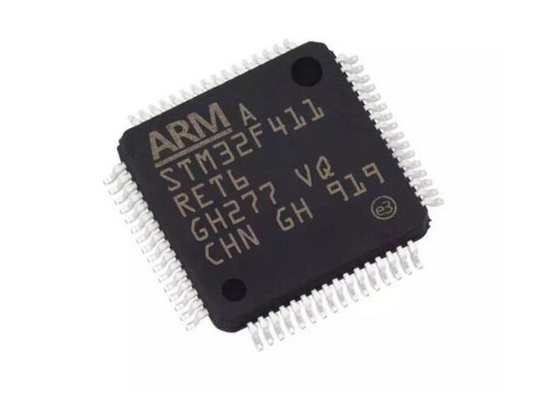 Chip Mikrokontroler STM32F411RET6 Kinerja Tinggi LQFP64 Arm Cortex M4 Core 100MHz