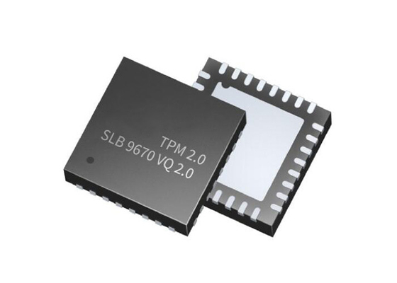 Sirkuit Terpadu Elektronik SLB9670VQ2.0 TPM Module VQFN32 Surface Mount