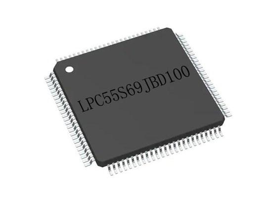 Chip Sirkuit Terpadu 150MHz LPC55S69JBD100 32Bit IC Mikrokontroler Inti Tunggal