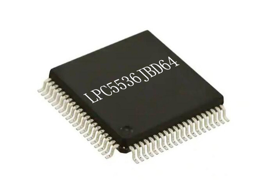 64TQFP LPC5536JBD64 Chip Sirkuit Terpadu 150MHz 256KB Flash Chip Mikrokontroler