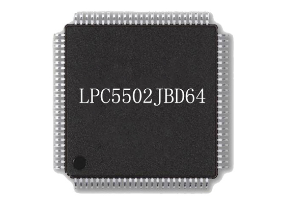 Chip Sirkuit Terpadu LPC5502JBD64 96MHz Chip Mikrokontroler HTQFP64 Surface Mount