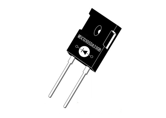 Dioda Tunggal MSC030SDA330B 30A SiC SBD SIC Chip Sirkuit Terpadu TO-247-2 SiC Schottky