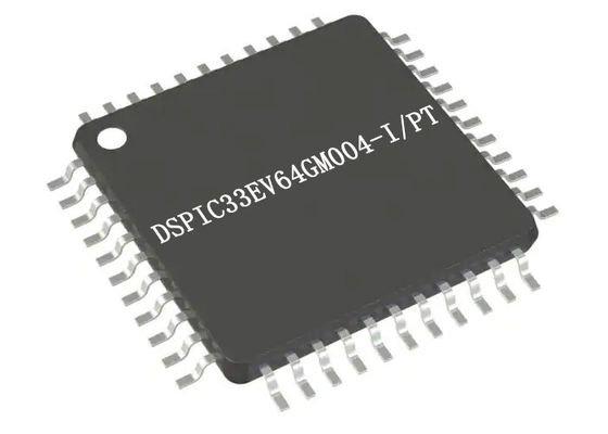 Chip Sirkuit Terpadu DSPIC33EV64GM004-I/PT 16-Bit 5V Pengontrol Sinyal Digital
