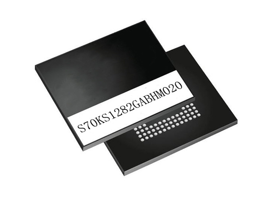 Chip Sirkuit Terpadu S70KS1282GABHM020 128Mbit Chip Memori 24FBGA 200MHz IC Chip