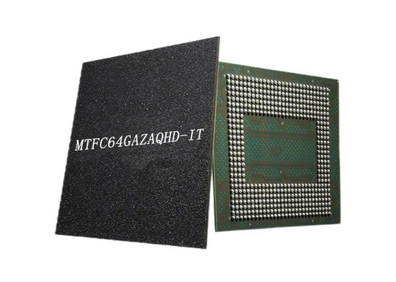 Chip Sirkuit Terpadu MTFC64GAZAQHD-IT 512Gbit 200MHz 153-VFBGA IC Memori