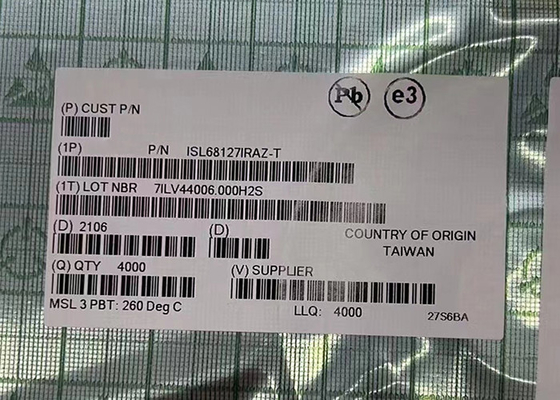 Chip Sirkuit Terpadu ISL68127IRAZ PWM Controller IC 48QFN Digital Dual Output