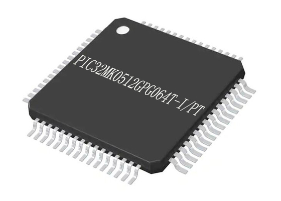 Inti Tunggal PIC32MK0512GPG064T-I/PT Mikrokontroler MCU 64TQFP IC Mikrokontroler