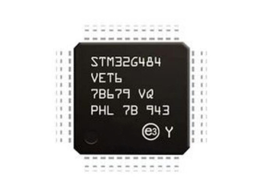 IC Mikrokontroler STM32G484VET6 100LQFP Chip Mikrokontroler Inti Tunggal 170MHz